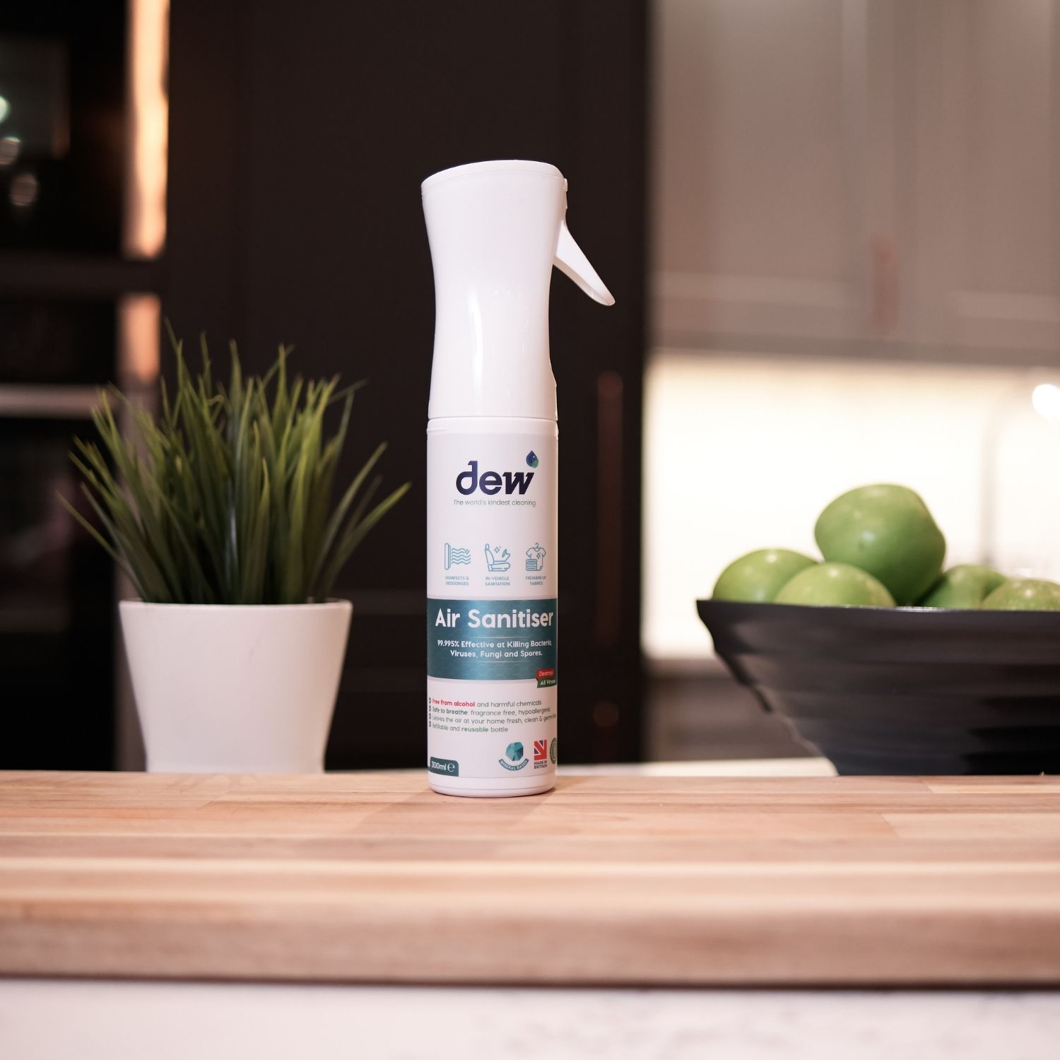 Dew Air, Απολυμαντικό Spray Χωρίς Τοξικά Χημικά (Atomiser), 300ml