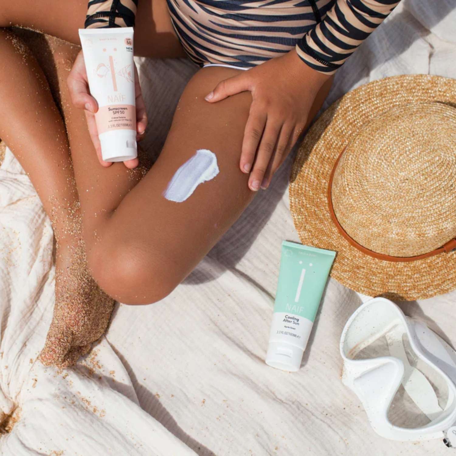 Naif Ενυδατικό Γαλάκτωμα After Sun, με Aloe Vera, Προσώπου-Σώματος, για Παιδιά, 100ml, ΚΙΒΩΤΙΟ 6 ΤΕΜΑΧΙΩΝ