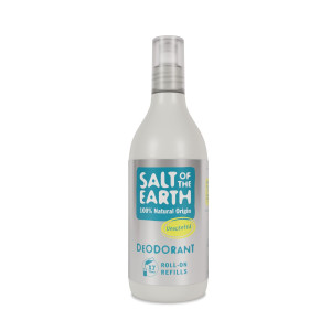 SaltoftheEarth Vegan Αποσμητικό, Roll-On Refill 525ml, Χωρίς Άρωμα