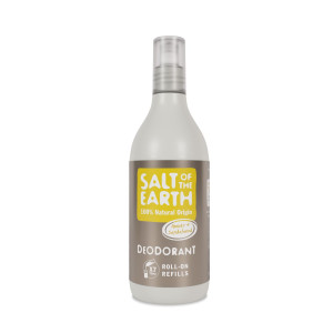 SaltoftheEarth Vegan Αποσμητικό, Roll-On Refill 525ml, Amber/Sandalwood