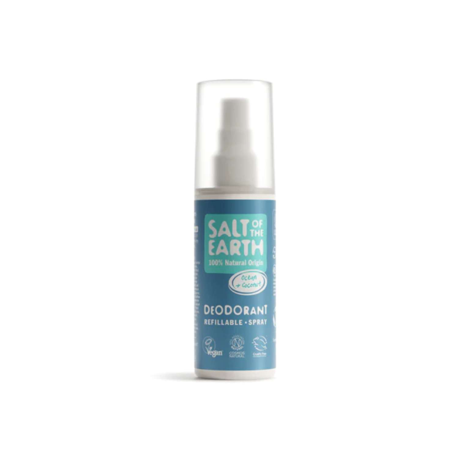 Salt of the Earth, Vegan Αποσμητικό, Spray 100ml, Ocean/Coconut, ΚΙΒΩΤΙΟ 6 ΤΕΜΑΧΙΩΝ