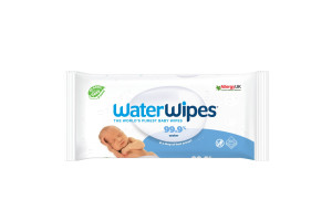 WaterWipes, 100% Plastic-free, Άοσμα Μωρομάντηλα, 99.9% Νερό, ΚΙΒΩΤΙΟ 12 ΠΑΚΕΤΑ x 60 ΜΑΝΤΗΛΑΚΙΑ